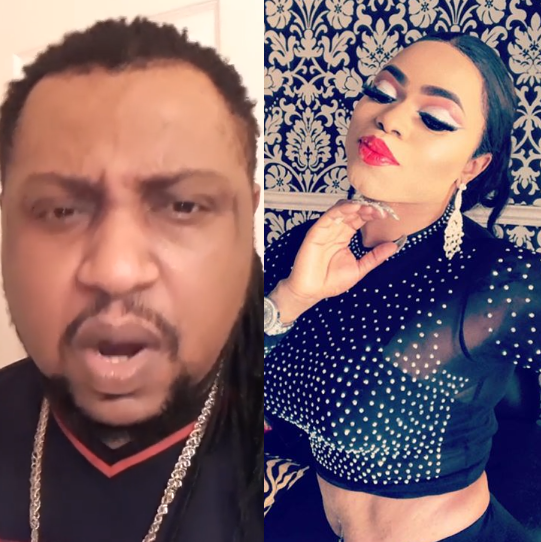 It’s a big drama between Bobrisky and the singer, Prince King Hollywood who alleged him of scam