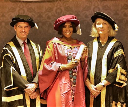 Mo Abudu honored with Doctor of Arts Degree from the University of Westminster