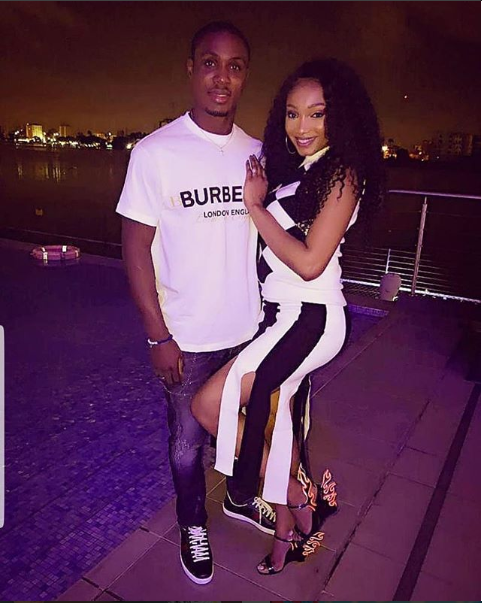 Odion Ighalo and wife Sonia Ighalo celebrate their 9th wedding anniversary