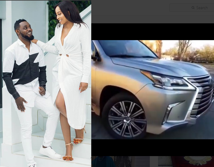 AY gifts his wife Mabel, a brand new Lexus Luxury SUV as they celebrate their 10th wedding anniversary