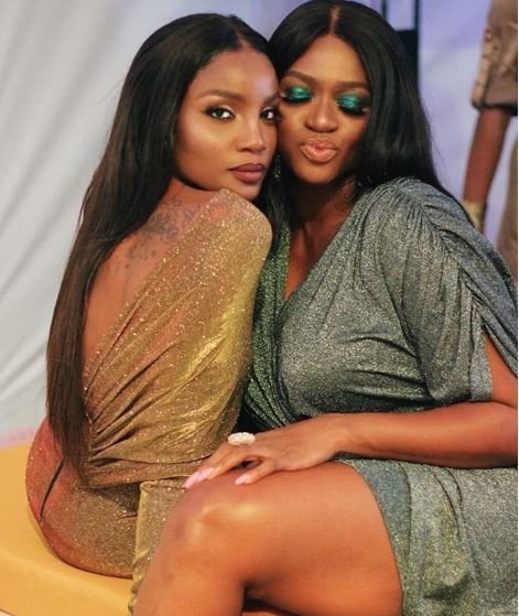 Check out this lovely photo of Waje and Toke Makinwa