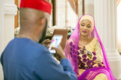 Banky W and Adesua Etomi Together Again on Screen a Year After Wedding Party