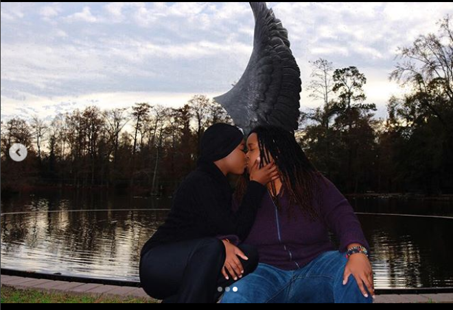 Charley Boy’s Daughter, Dewy Oputa Locks Lips with Lesbian Partner (Photos)