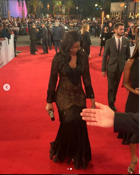 Check out how Genevieve Nnaji appeared at the screening of her movie at Marrakech Film Festival in Morocco