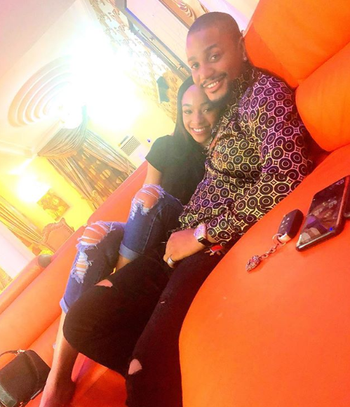 Check out this lovely photo of Alex Ekubo and his girlfriend Fancy Acholonu