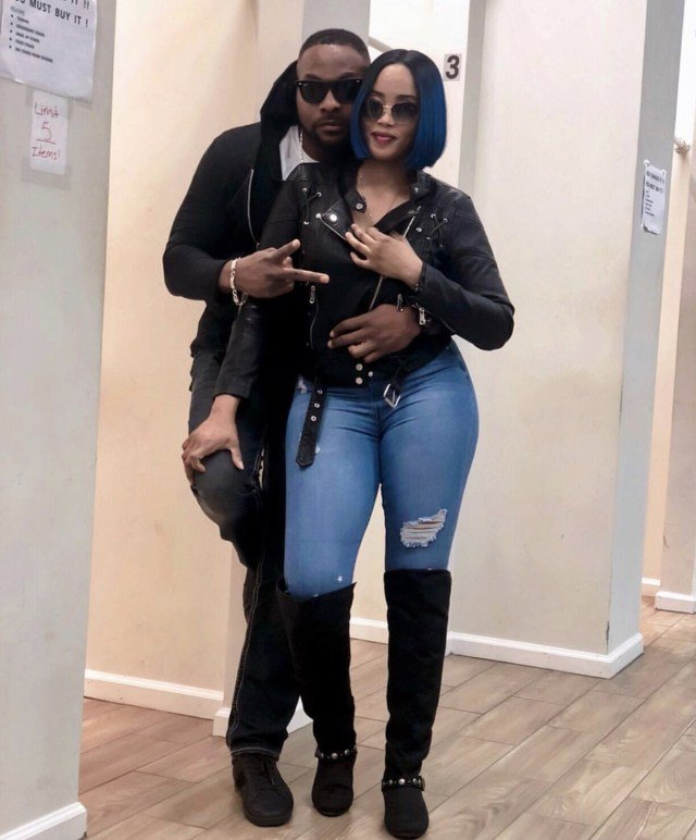 Actor, Bolanle Ninalowo Reunites with his Wife in U.S.A