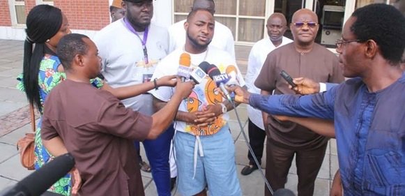 Davido Pledges Support for Governor Wike’s Re-Election