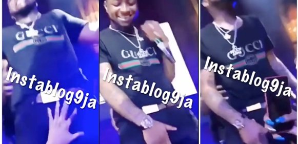 See Moment Davido Helped a Female Fan to Touch his P*nis (Video)