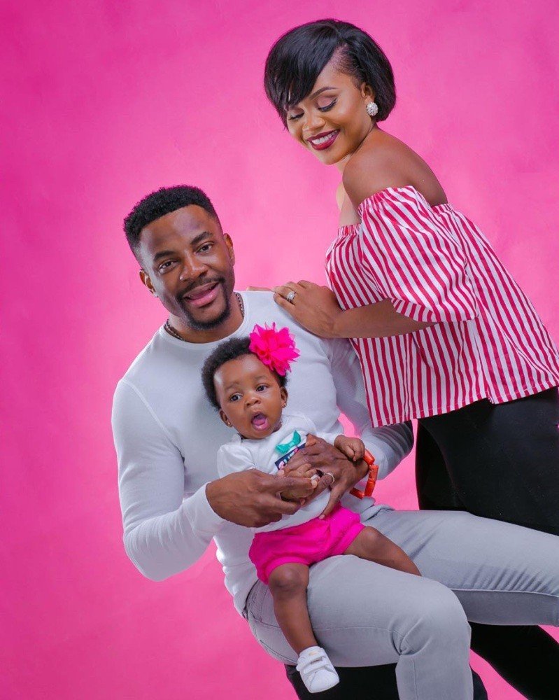 Ebuka Obi-Uchendu Shows Off his Hairdressing Talent on his 2 Year Old Daughter