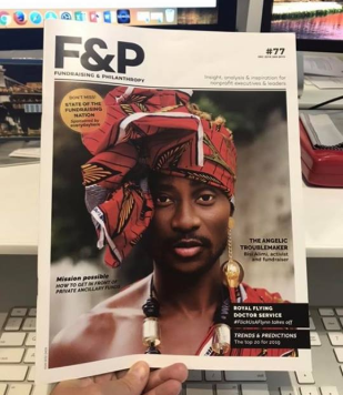 Bisi Alimi covers Australia’s F&P magazine
