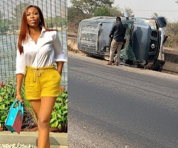 Bolanle Olukanni narrowly escapes death in a car accident