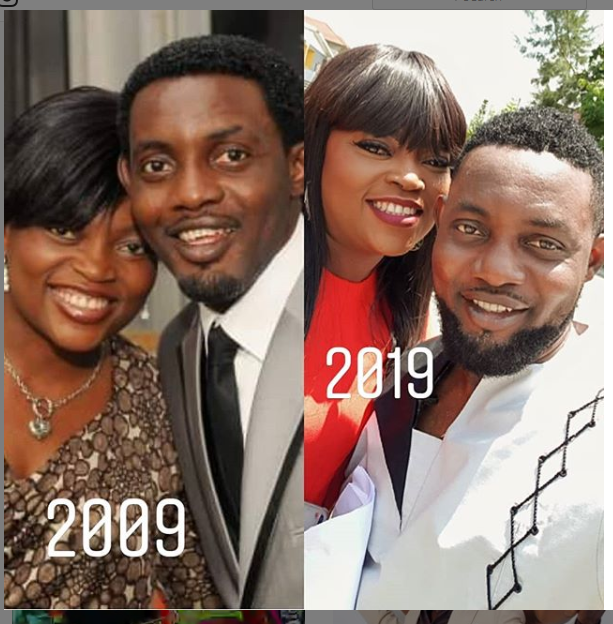 ‘I Love you”, AY Makun to Funke Akindele as they Join the #10YearsChallenge
