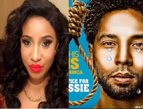 Nigerian Man Calls out Tonto Dikeh for Supporting Jussie Smollet