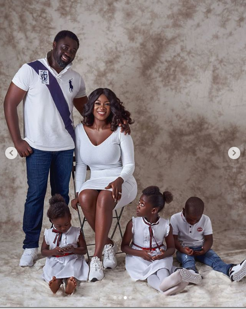 “Family is everything”- Mercy Johnson-Okojie as she shares new family photos