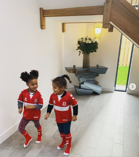 See these cute photos of Mikel Obi’s twin daughters