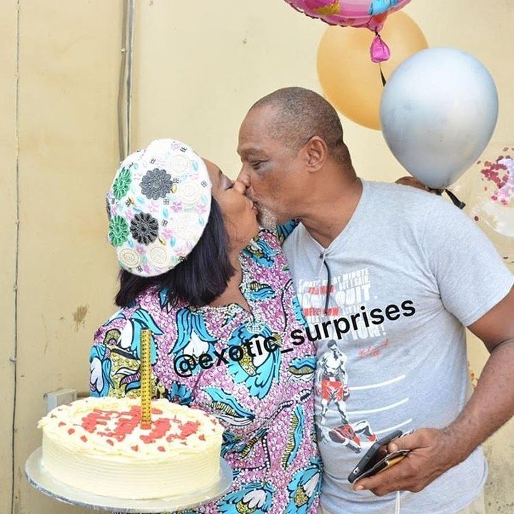 Movie Veteran, Gloria Young Shares Passionate Kiss with her Husband, Norbert Young as she Marks her 52nd Birthday