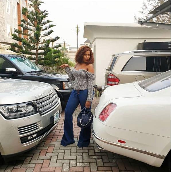 Linda Ikeji Flaunts her Multi Million Naira Car Collection