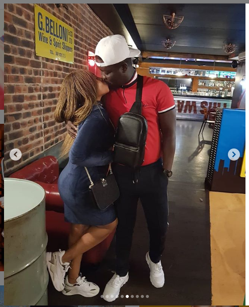 Seyi Law Kisses his Wife During a Night out with his Family, in London (Photos)