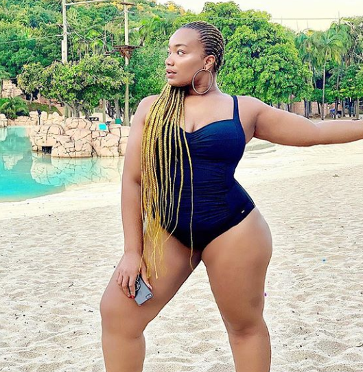 Media personality, Taje Prest flaunts her curves in this photo
