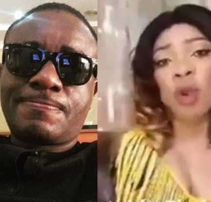 Emeka Ike berates the Nigerian woman selling a mystic bottle that can cage irresponsible husbands