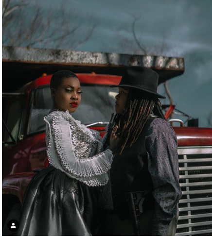 Charley Boy’s Daughter, Dewy Oputa and her Partner in Bonny and Clyde Themed Photoshoot