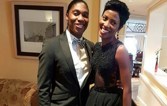 Caster Semenya and Violet celebrate 3 years of marriege