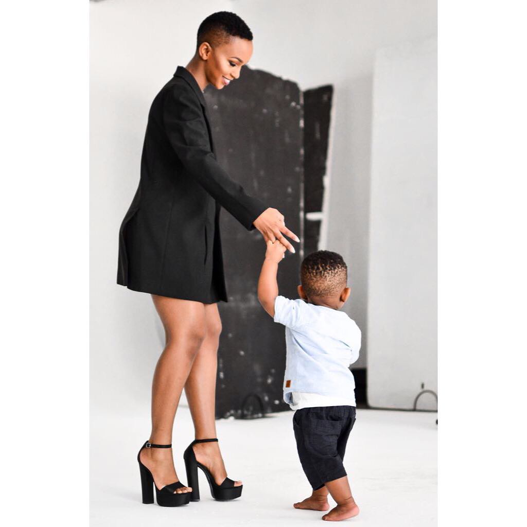 Nandi Madida beautiful message to her son on his 2nd birthday