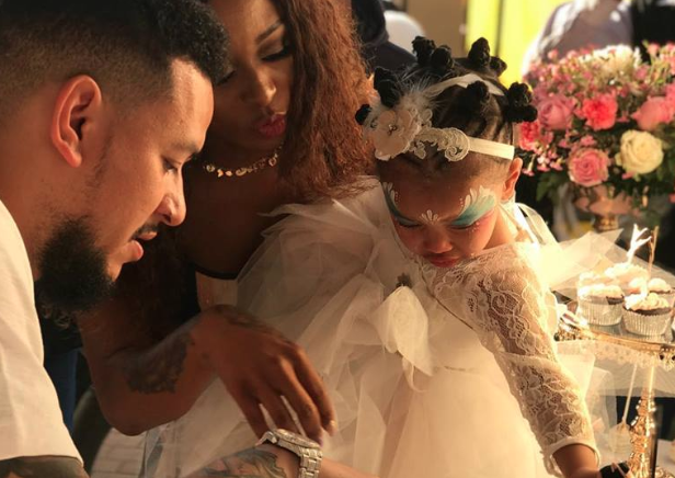 AKA and DJ Zinhle host joint birthday party for daughter (Photos)