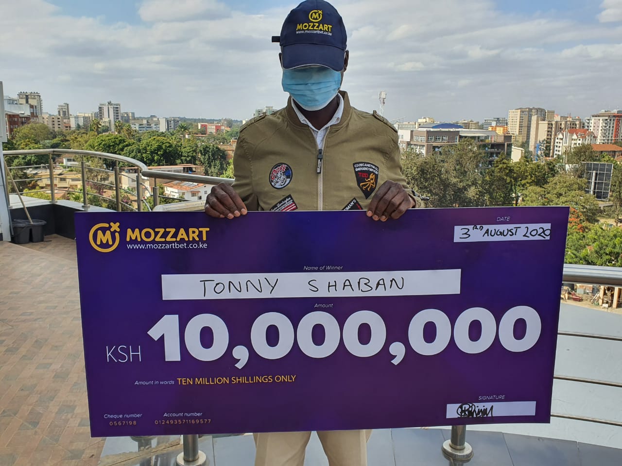 Gaming giant Mozzartbet unveils another millionaire, but he chooses to hide his face!