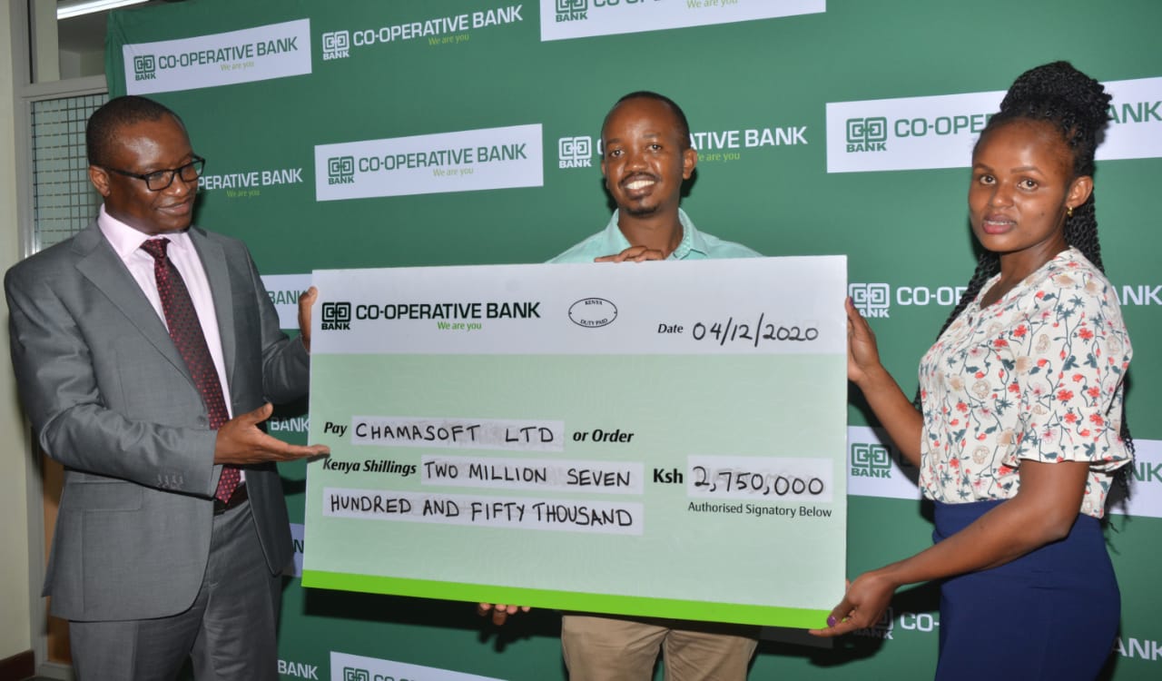 Co-op Bank awards Ksh. 5million to trail-blazing winners of the Akili Kali Innovation Challenge
