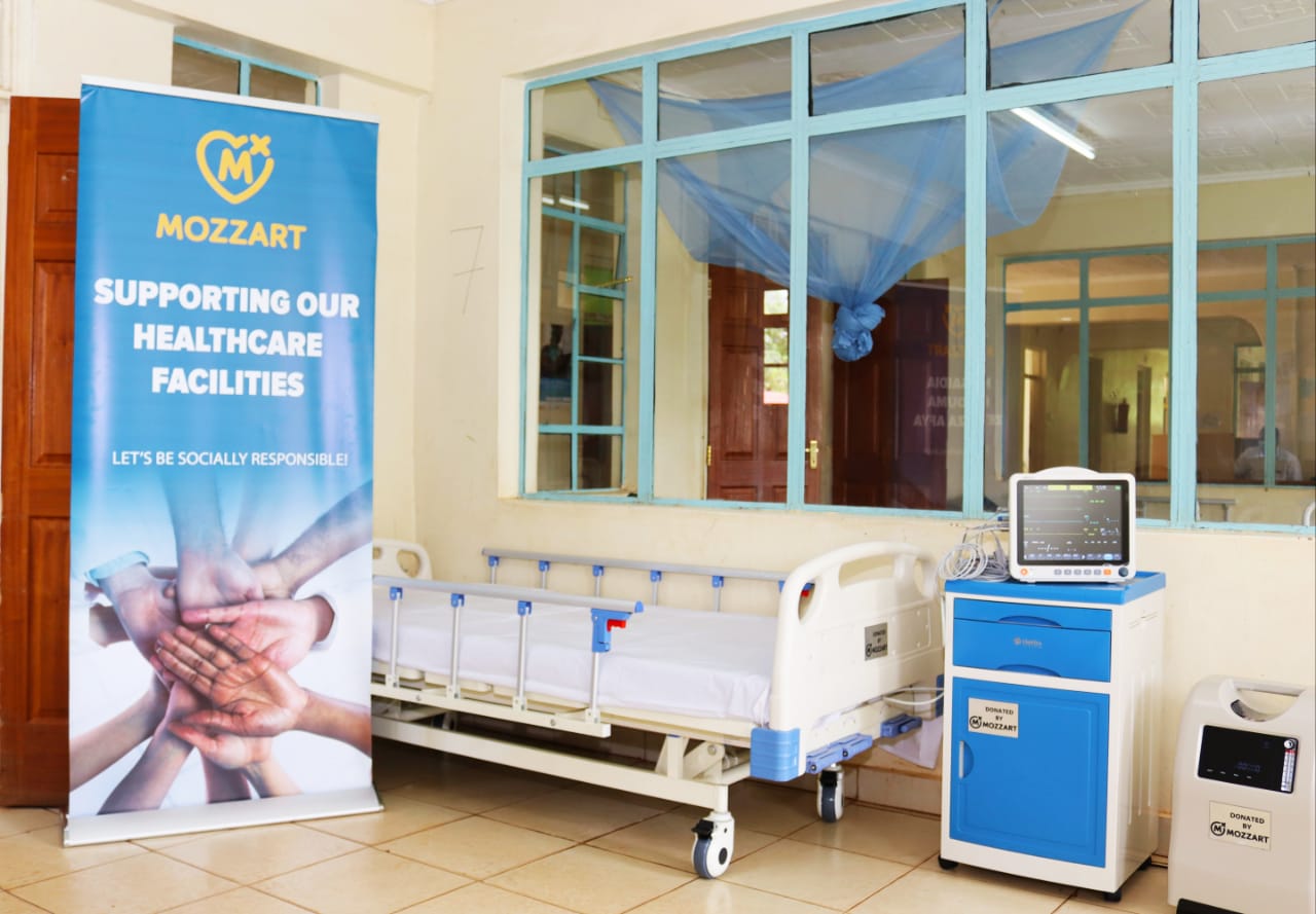 Mozzart donates ICU equipment worth Ksh 1.5m to Rachuonyo County Hospital in Homa Bay County