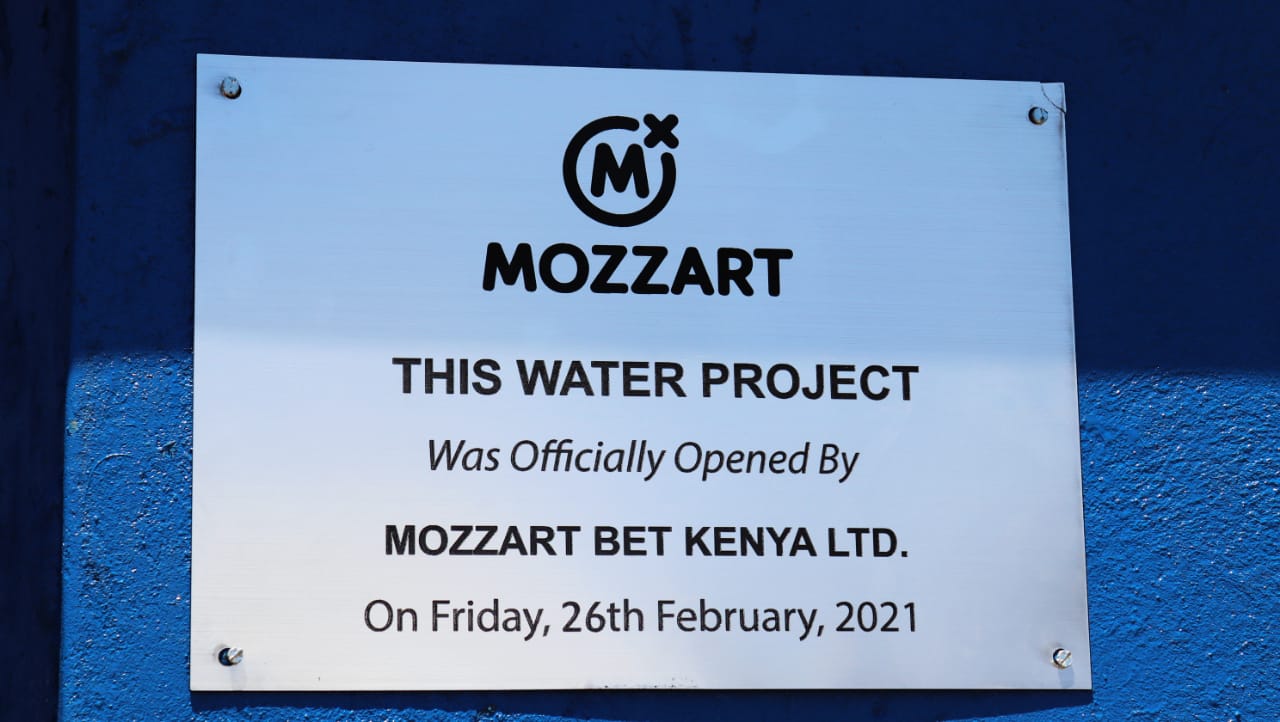 Mozzart inspires better health for Katanga residents in Machakos County as it commissions a Clean Water Community Water Project