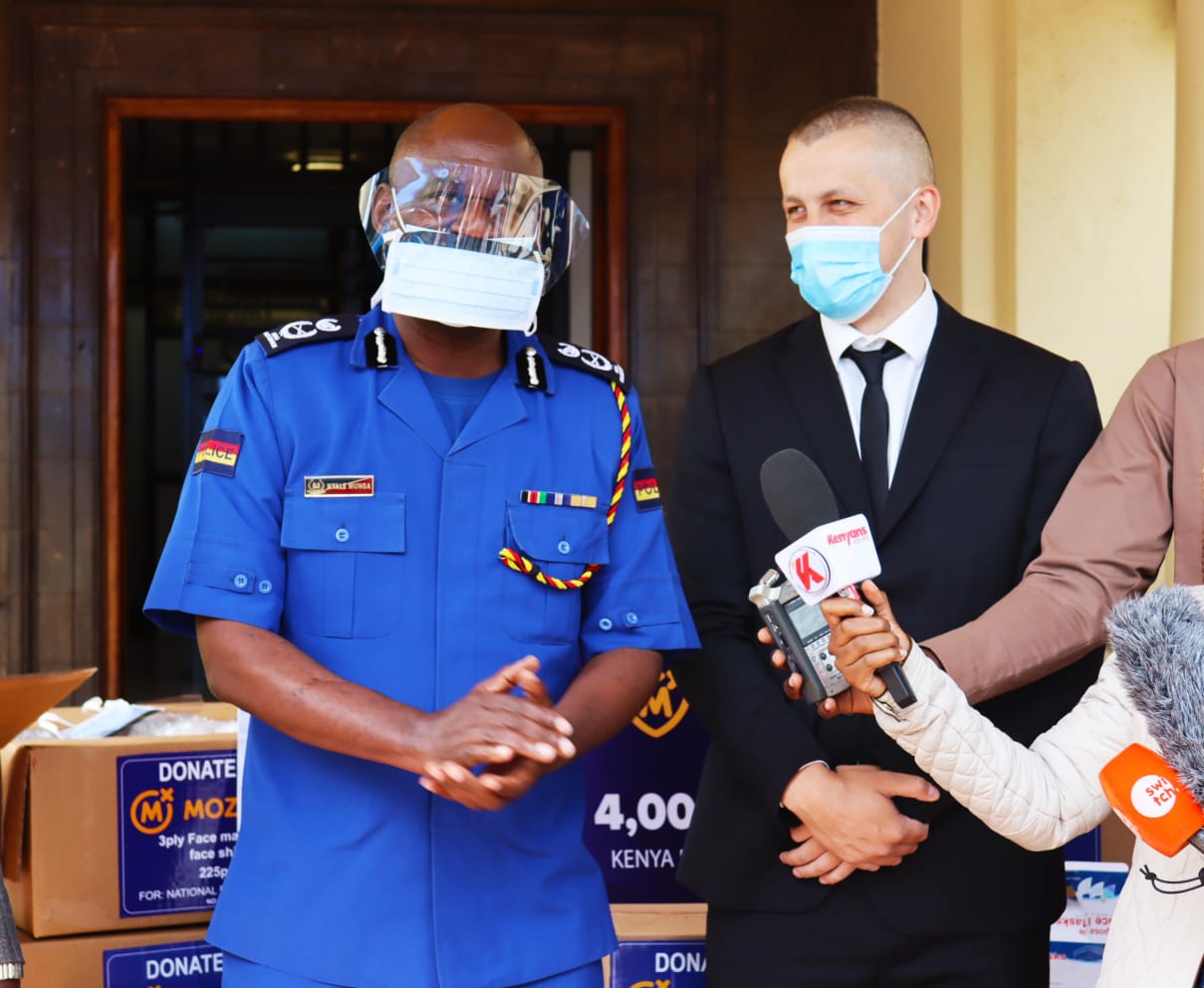Mozzart supports the Kenya Police force with a donation of PPE’s worth Ksh 4 Million