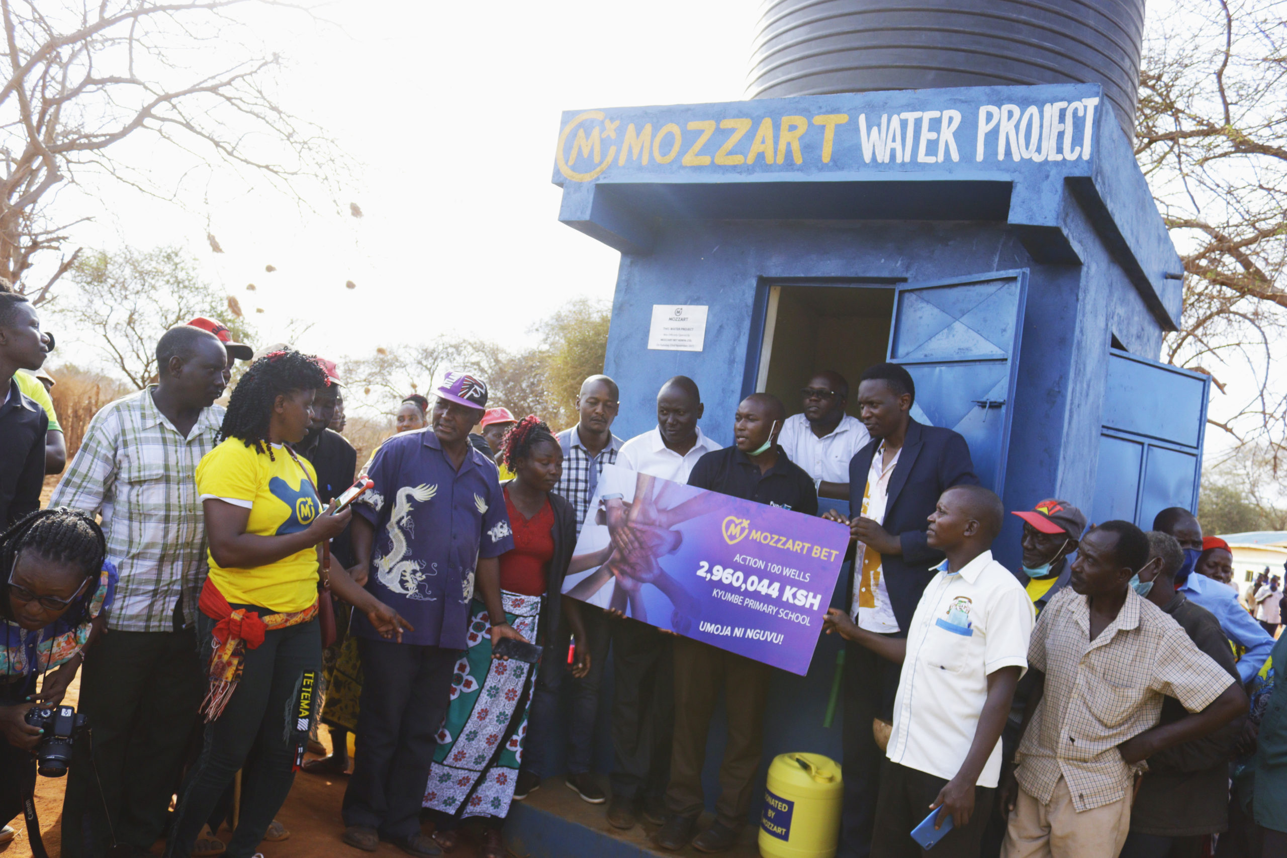 Mozzart gifts Nuu community in Kitui with a fresh water point worth Ksh.3M