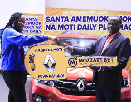 Mozzart hands over 3 more cars to lucky weekend winners in the Omoka na Moti Promotion! 29 cars left!