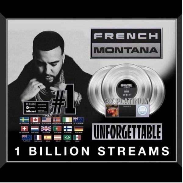 “Unforgettable” hits 1 Billion Streams.