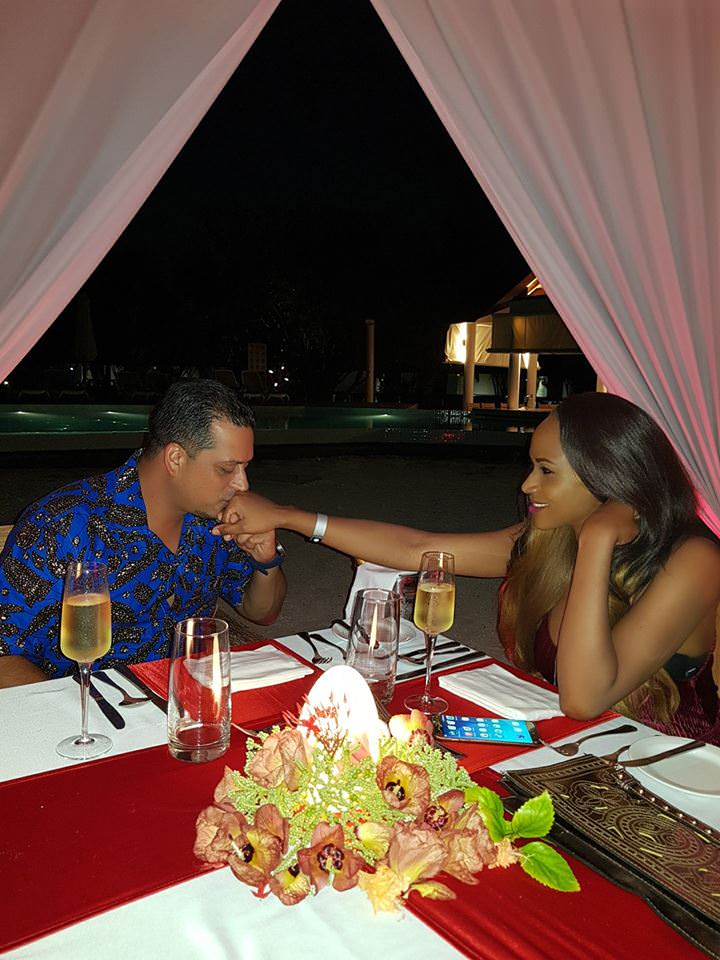 Aly Alibhai and former Miss Uganda on Romantic honeymoon