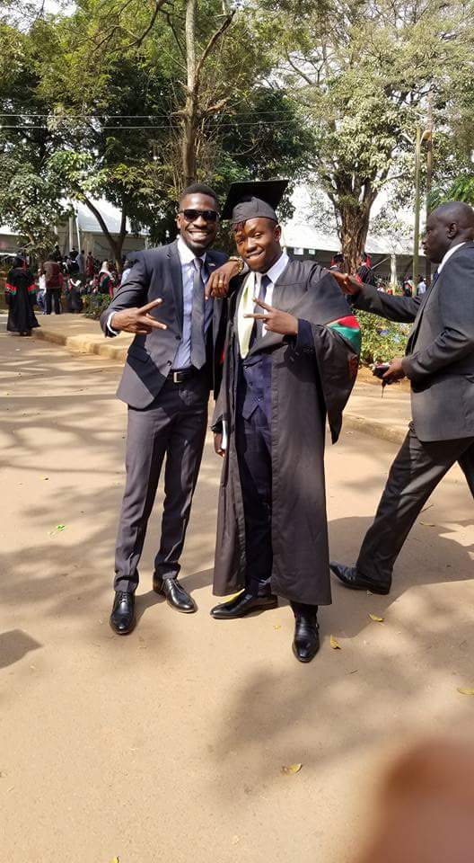 Bobi Wine’s Little Brother Graduates With a BBA