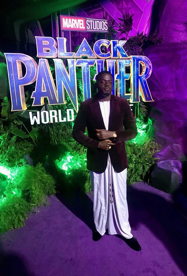 Proud of His Heritage: Daniel Kaluuya Wears Kanzu to “Black Panther” premiere