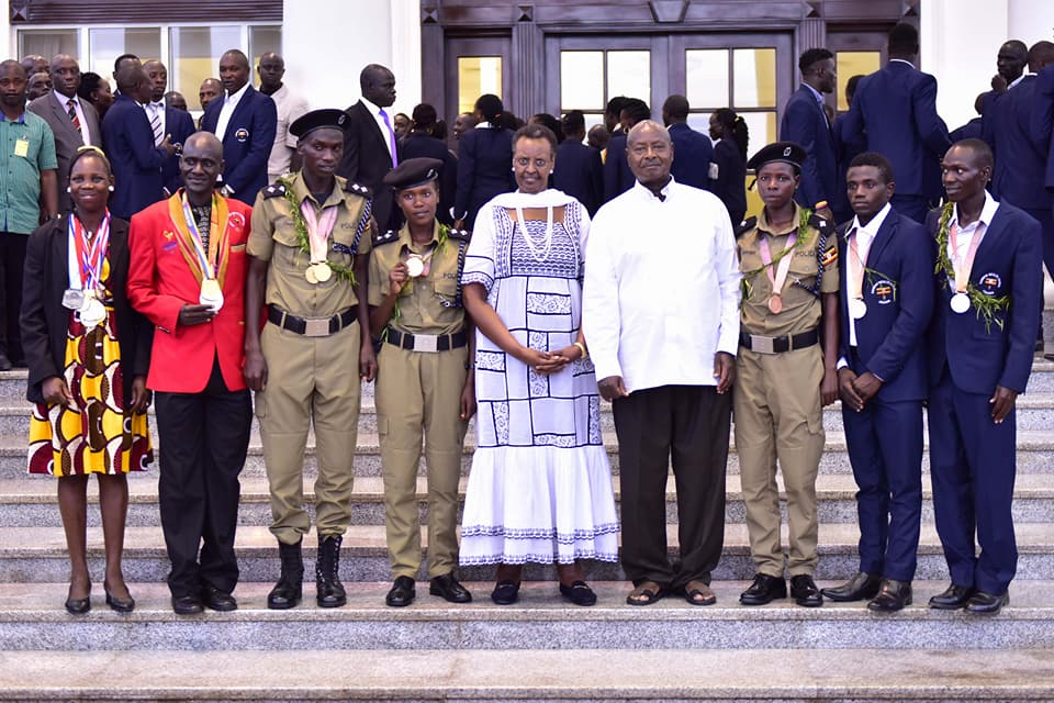Museveni Promises 5million salary and Accomodation to Medal winners