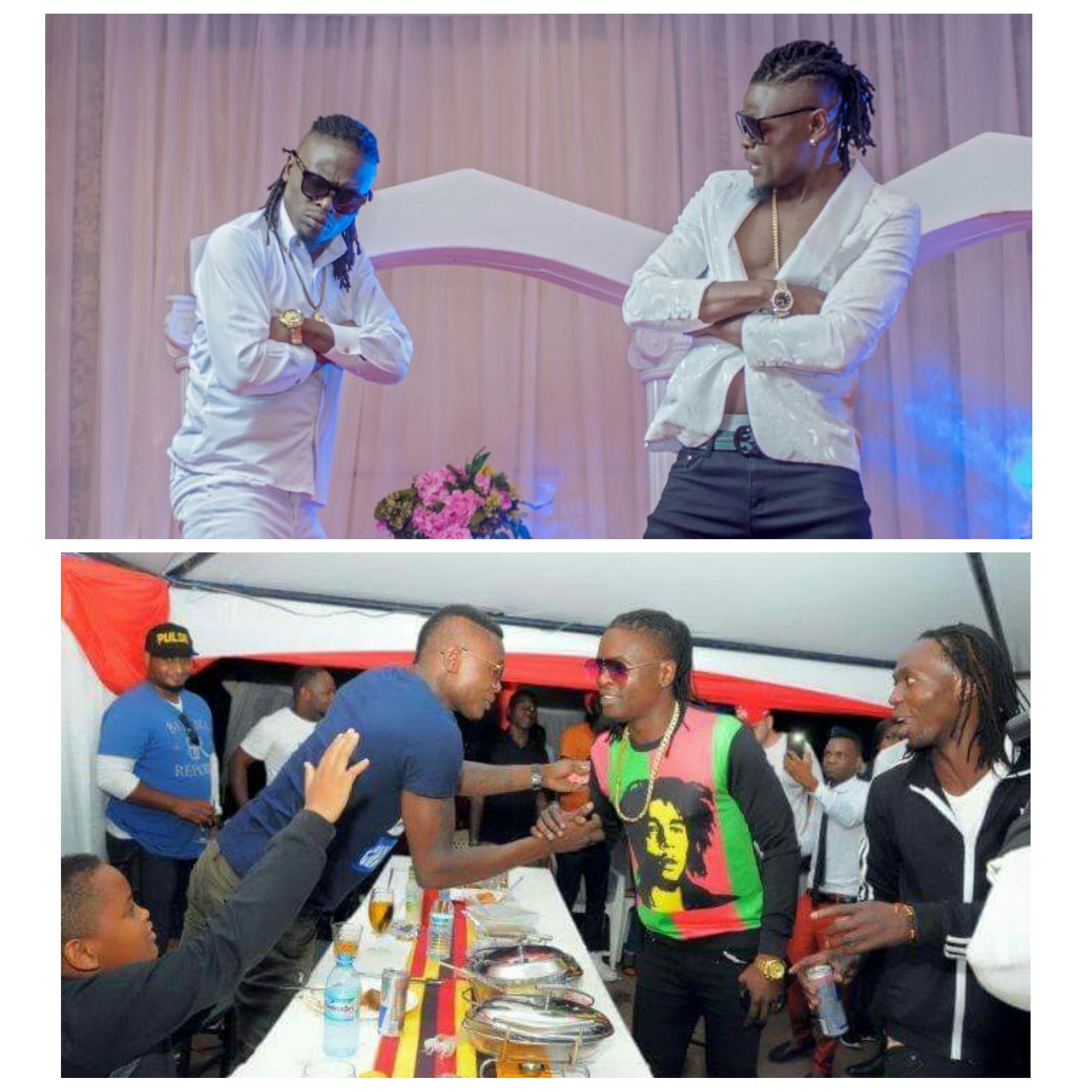 Jose Chameleone and Pallaso praise their Brother, Weasel on His Birthday