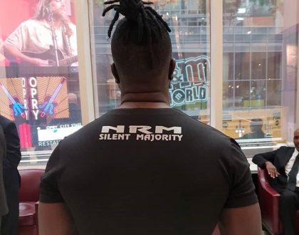 Bebe Cool Customizes NRM Shirt.