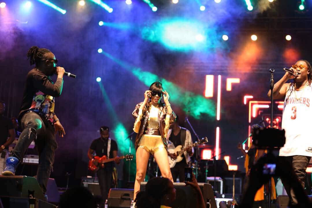 Vinka Loses clothes on stage in kitgum