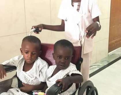 Heart Surgery Children Sent by Bebe Cool to India Return