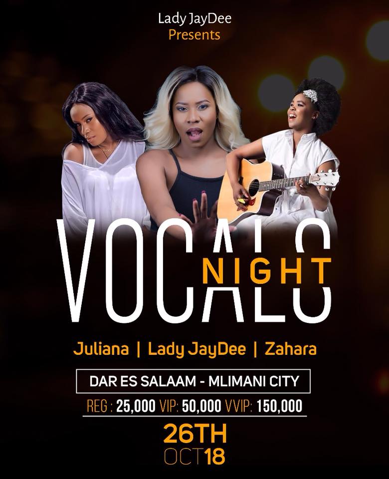 Juliana Kanyomozi Invited to Perform at Vocals Night Dar es Salam