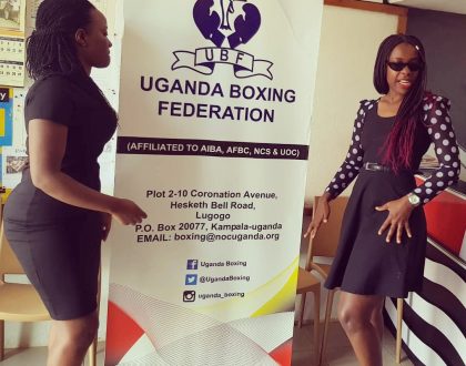 Lucky Mbabazi Partners with Uganda Boxing Federation For Work Out Session