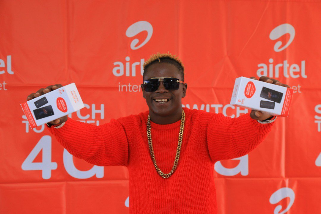 Airtel Uganda in Partnership with King Saha to promote 4G Smartphone