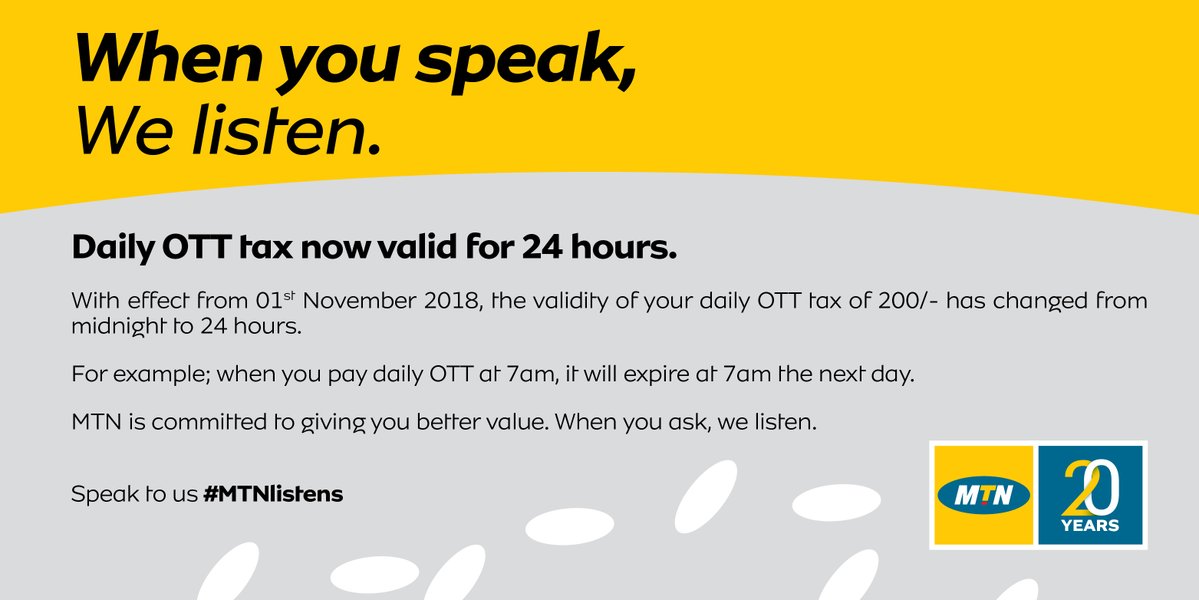 Daily OTT Taxes Now Valid for 24 Hours for some Mobile Companies