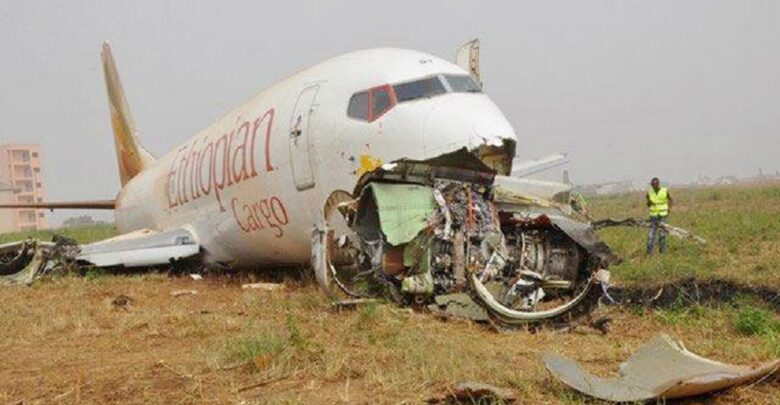 Ethopian Airplane crash leaves all passengers and crew dead