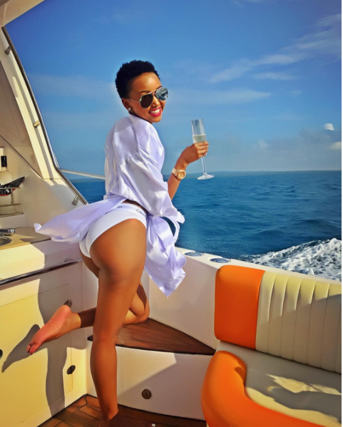 “I thought they were just lesbians” Huddah Monroe blocks comments on her IG to avoid being trolled by Tanzanians after bashing the celebrities who were arrested